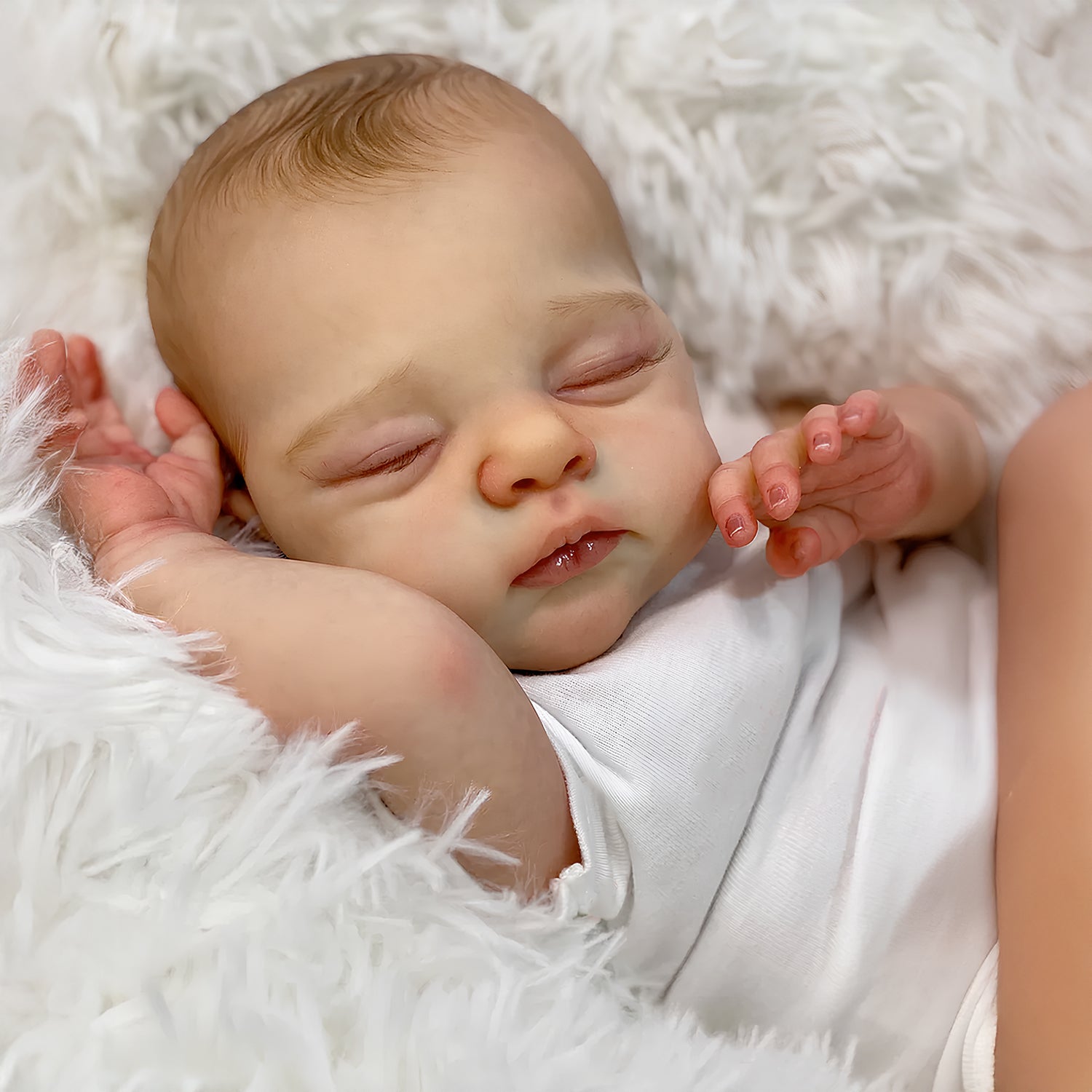 Lalka Reborn Winylowa Basilio – 45 cm detail image 7