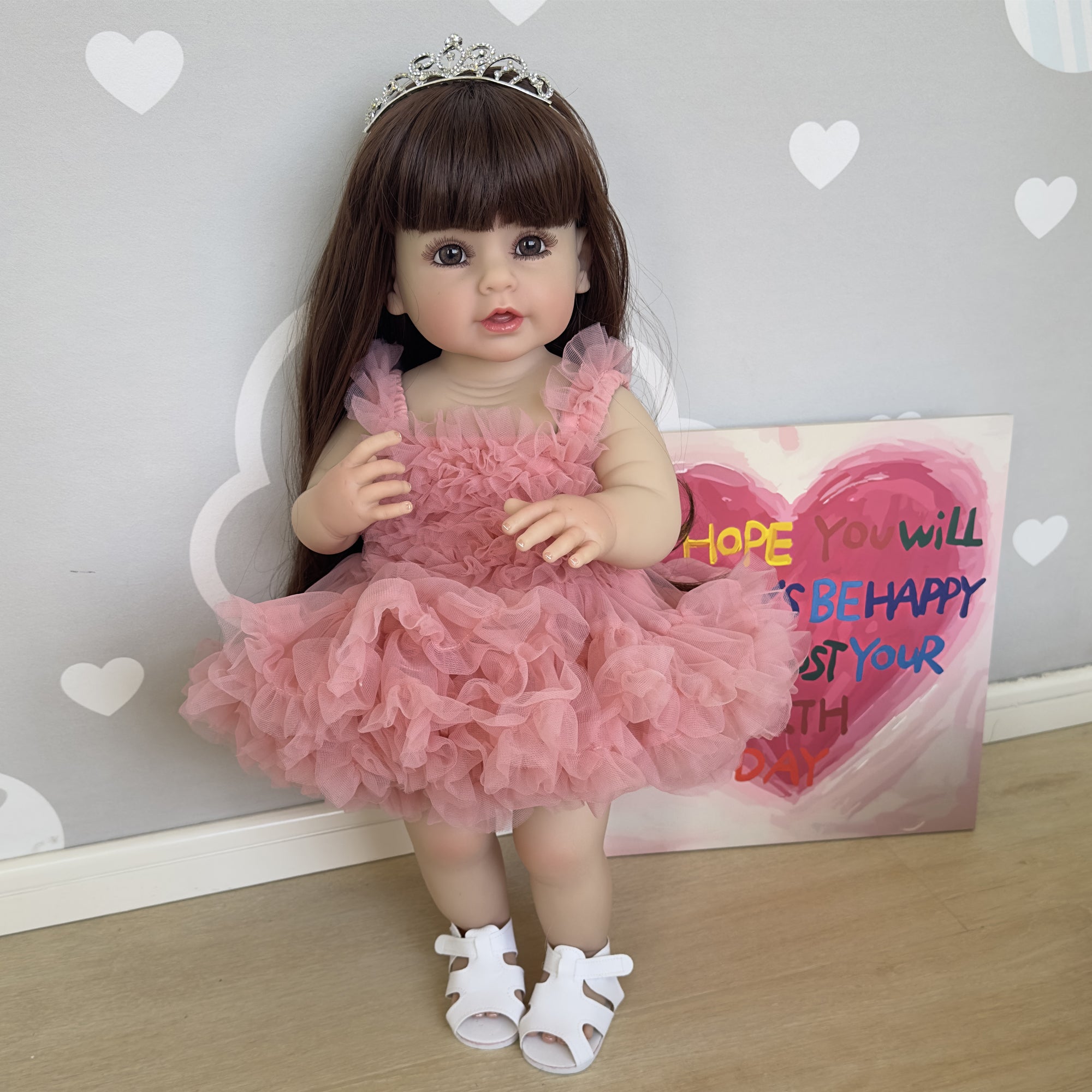 Bebé Reborn de Silicona Wendy – 55 cm, con Sonido