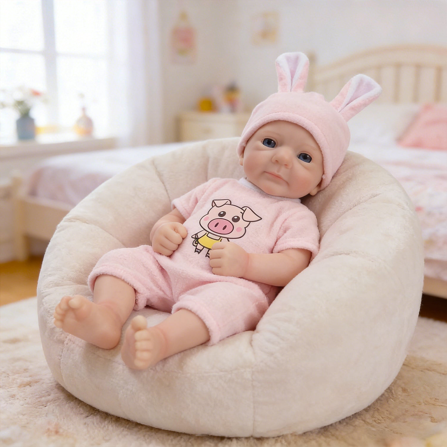 Bambola Reborn in Silicone Completa Esperanza – 30 cm detail image 3