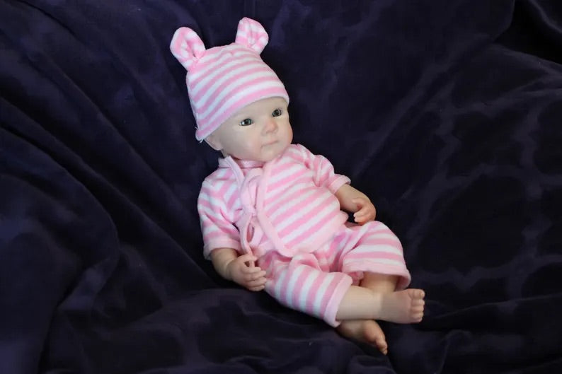Bambola Reborn in Silicone Completa Edurne – 30 cm