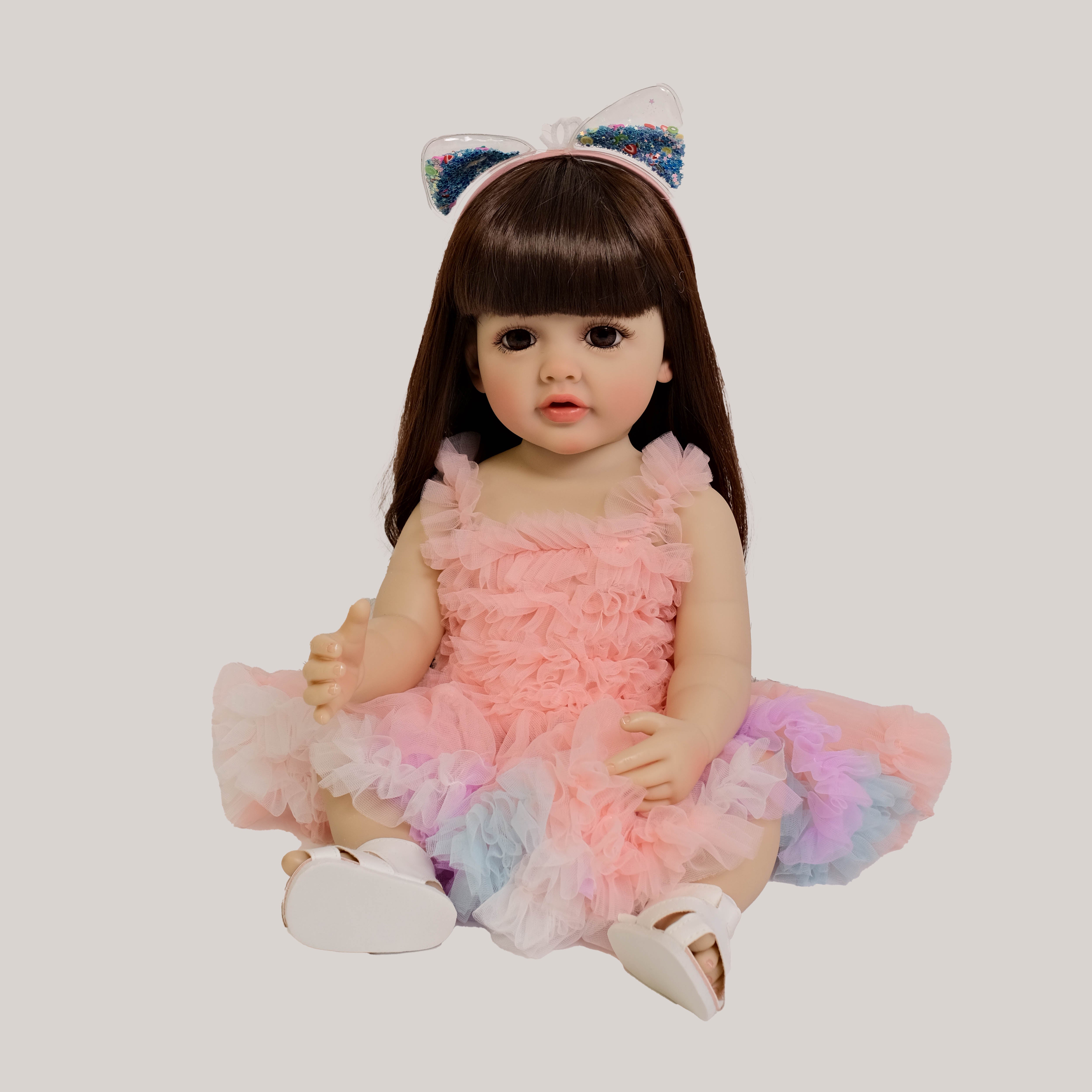 Bebé Reborn de Vinilo Mirta – 55 cm, con Sonido detail image 1