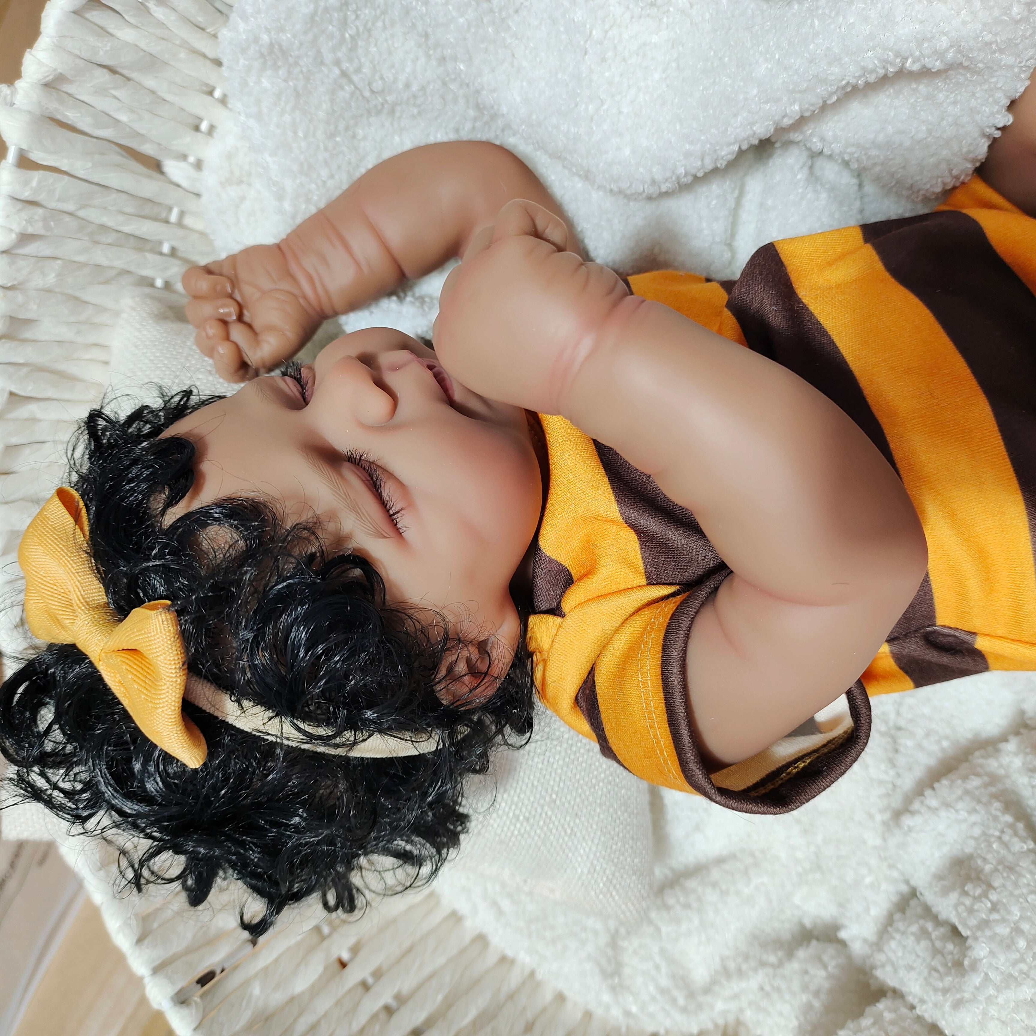 Lalka Reborn Winylowa Jacinta – 45 cm detail image 1
