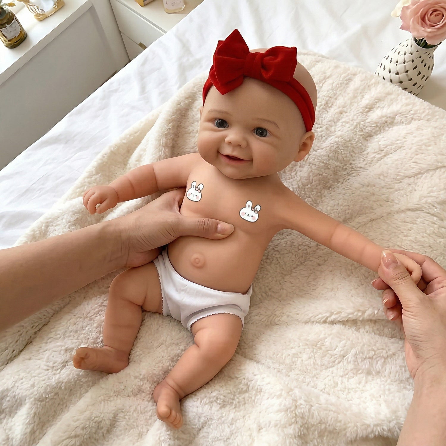 Lalka Reborn Covadonga 45 cm Pełny Silikon detail image 8