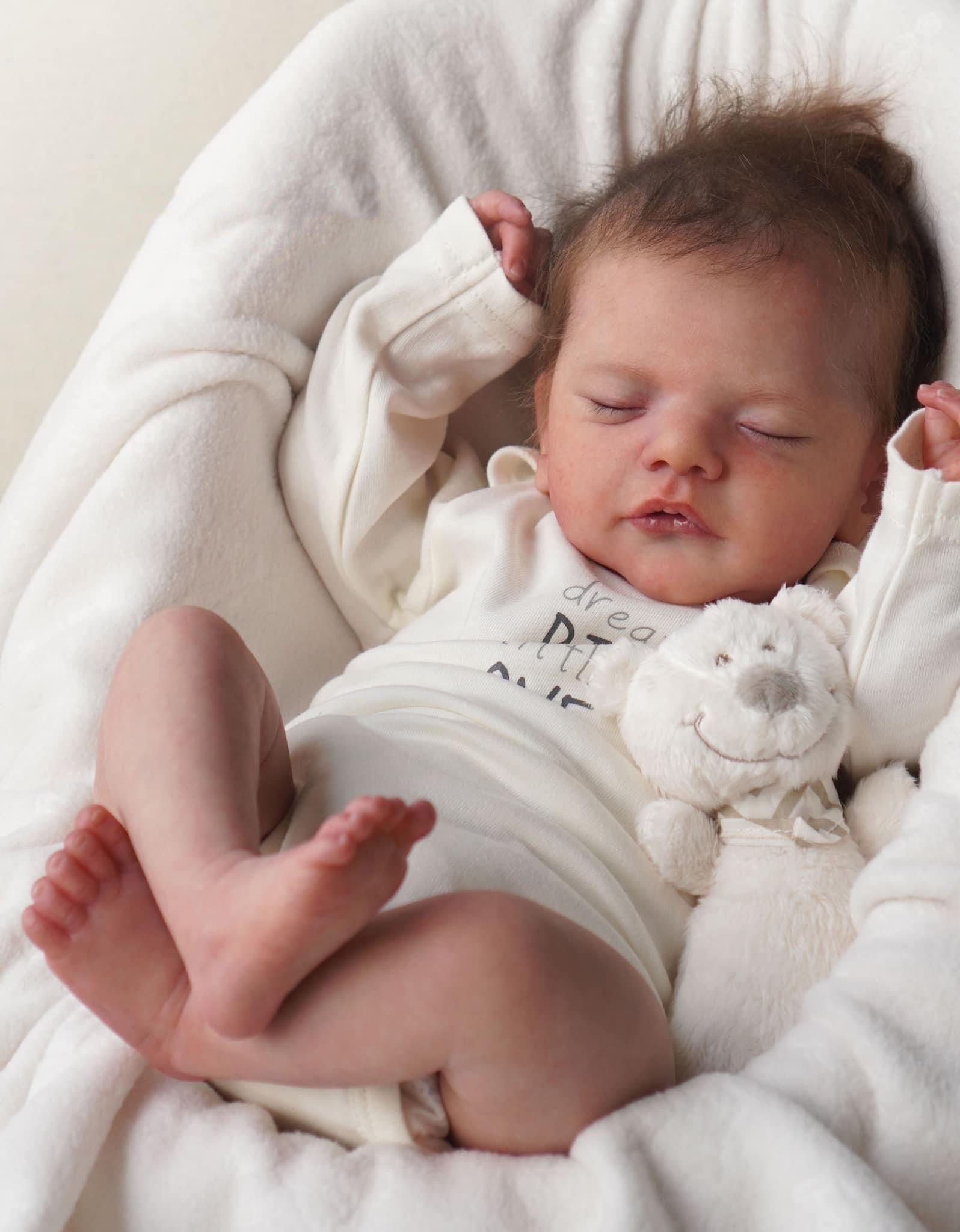 Lalka Reborn Justina – 48 cm detail image 1