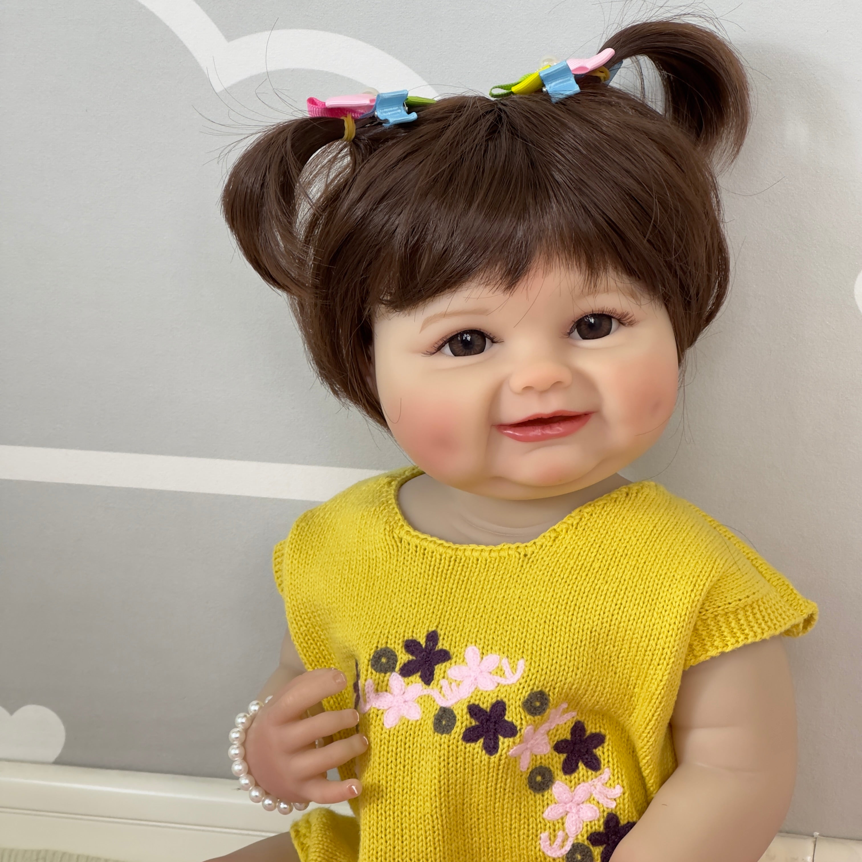 Bambola Reborn di Silicone Ofelia – 55 cm, con Suono detail image 3