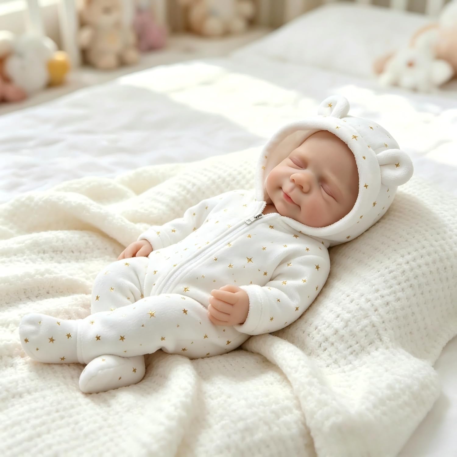 Bambola Reborn in Silicone Completa Aldo – 50 cm