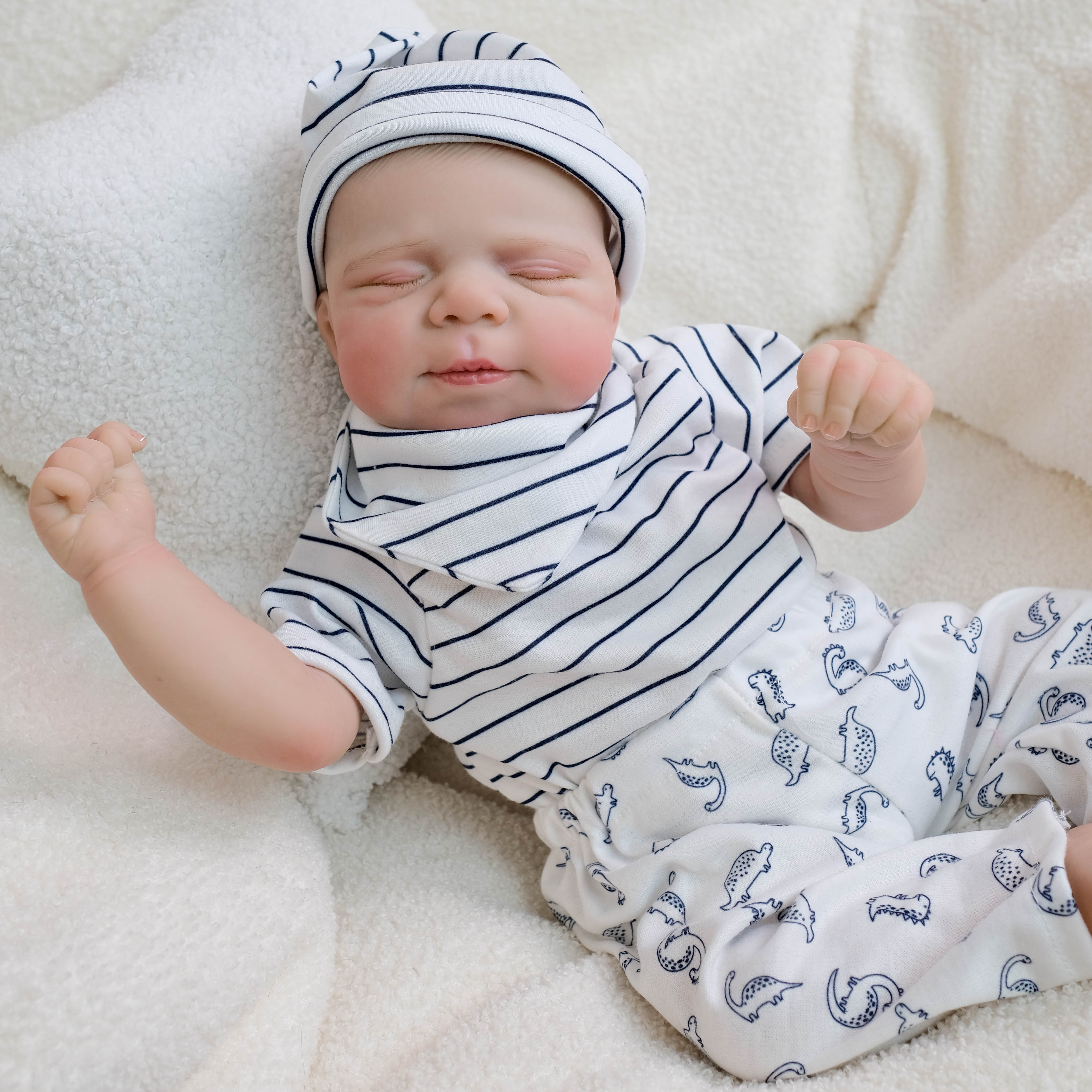 Lalka Reborn Winylowa Borja – 45 cm detail image 5