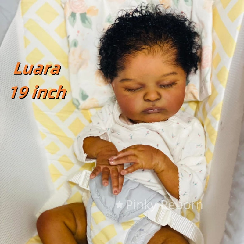 Bambola Reborn in Vinile Raúl – 48 cm, Capelli Impiantati detail image 4