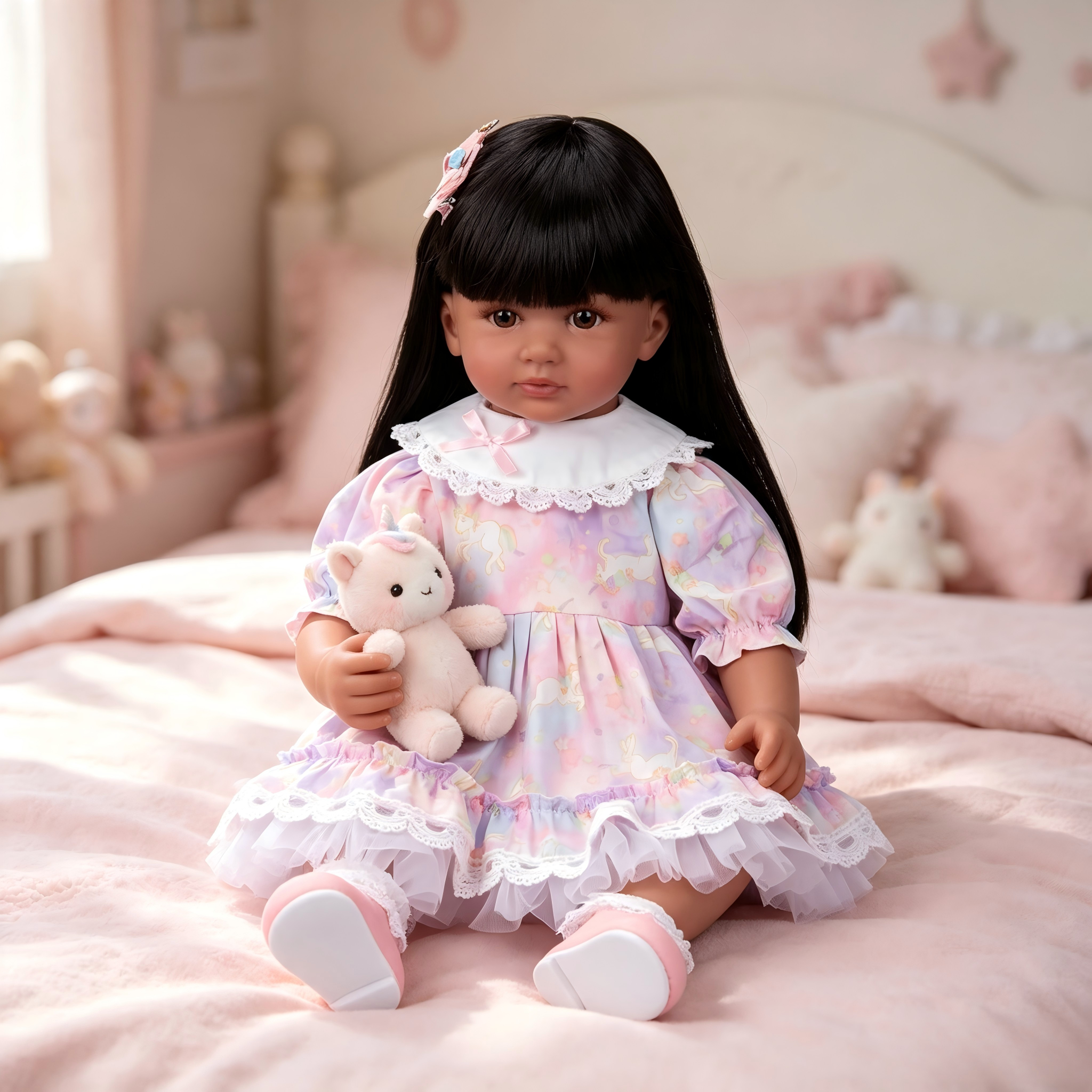 Lalka Reborn Alejandra – 60 cm, z dźwiękiem
