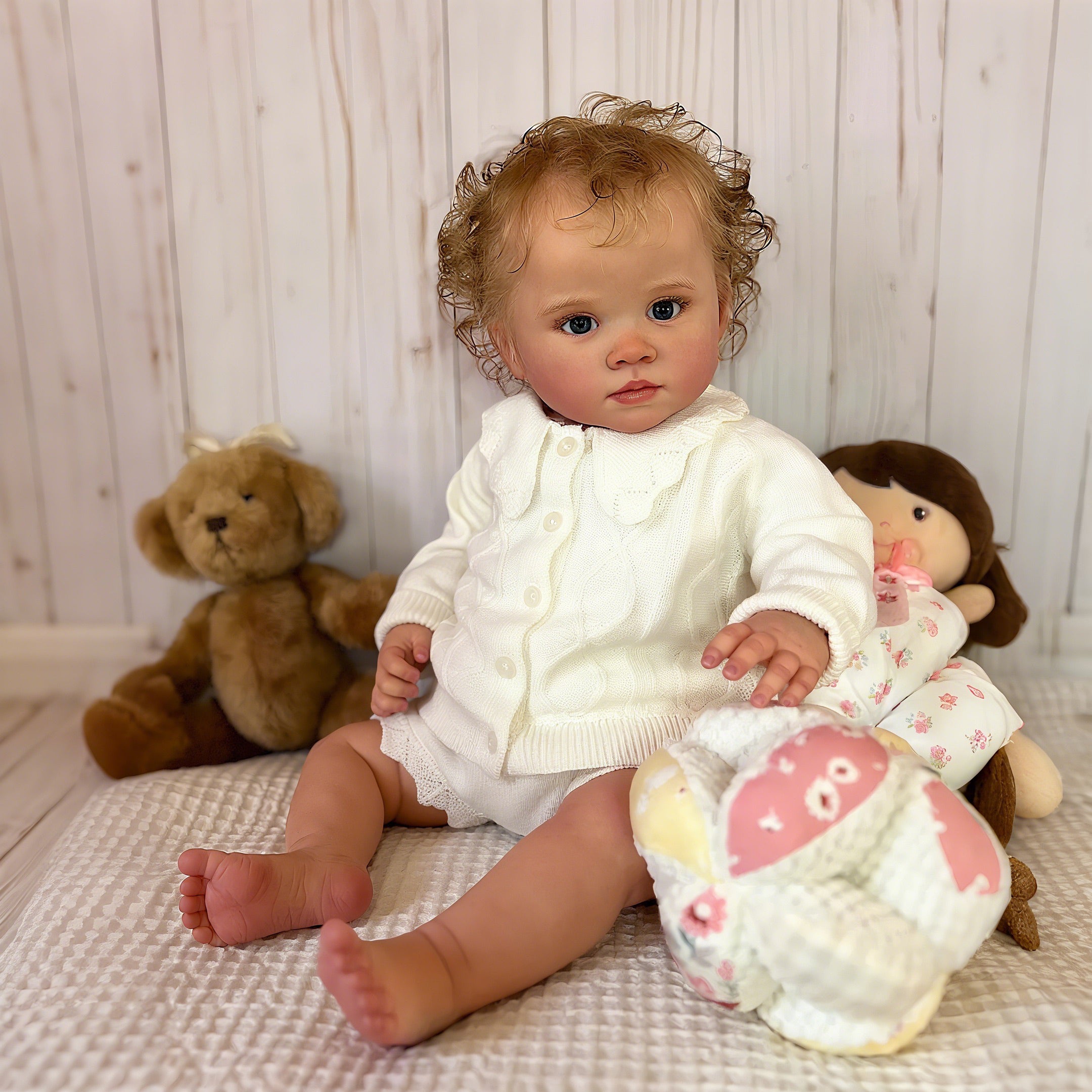 Bambola Reborn Miguel – 55 cm, con Suono detail image 8