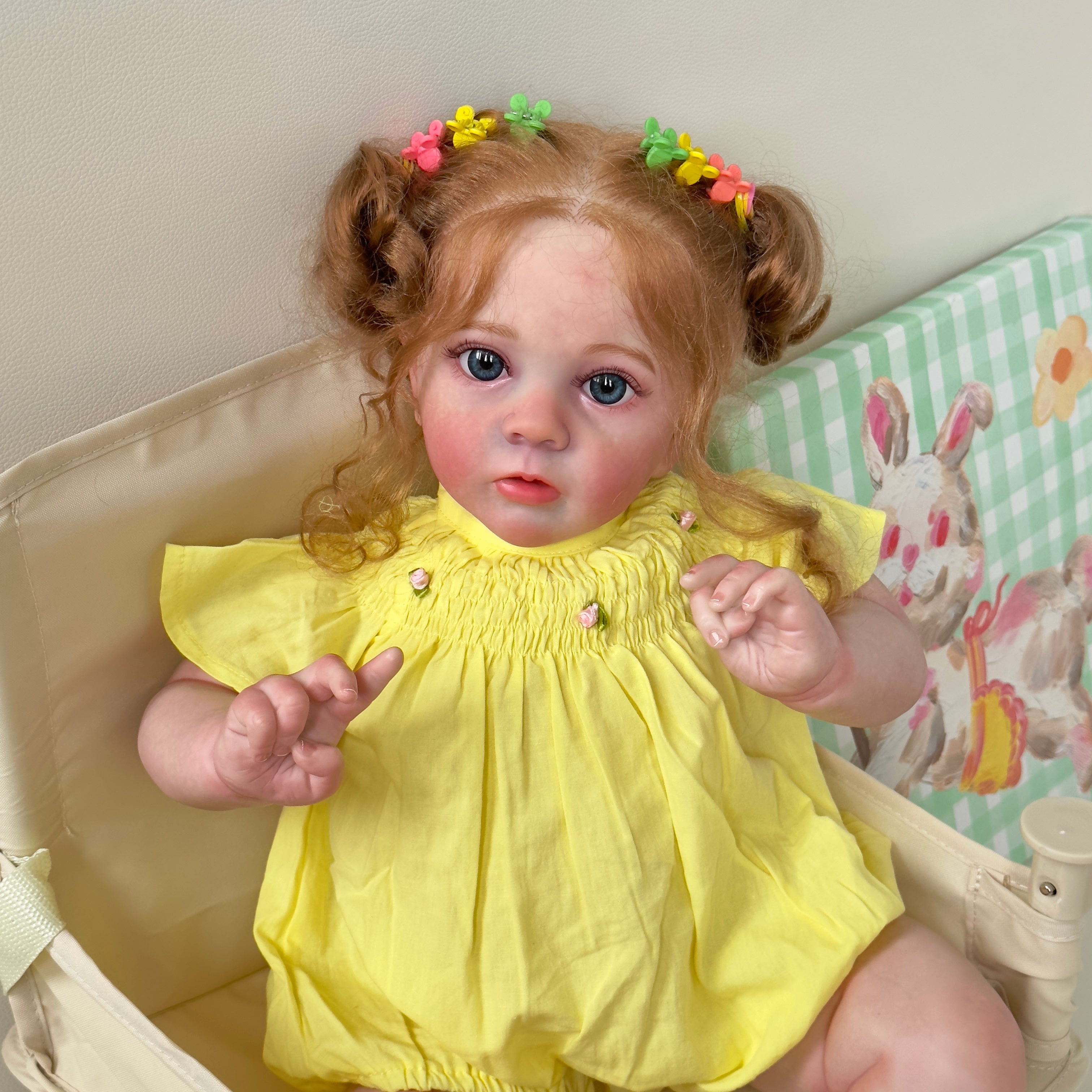 Lalka Reborn Winylowa Marina – 60 cm, z Dźwiękiem