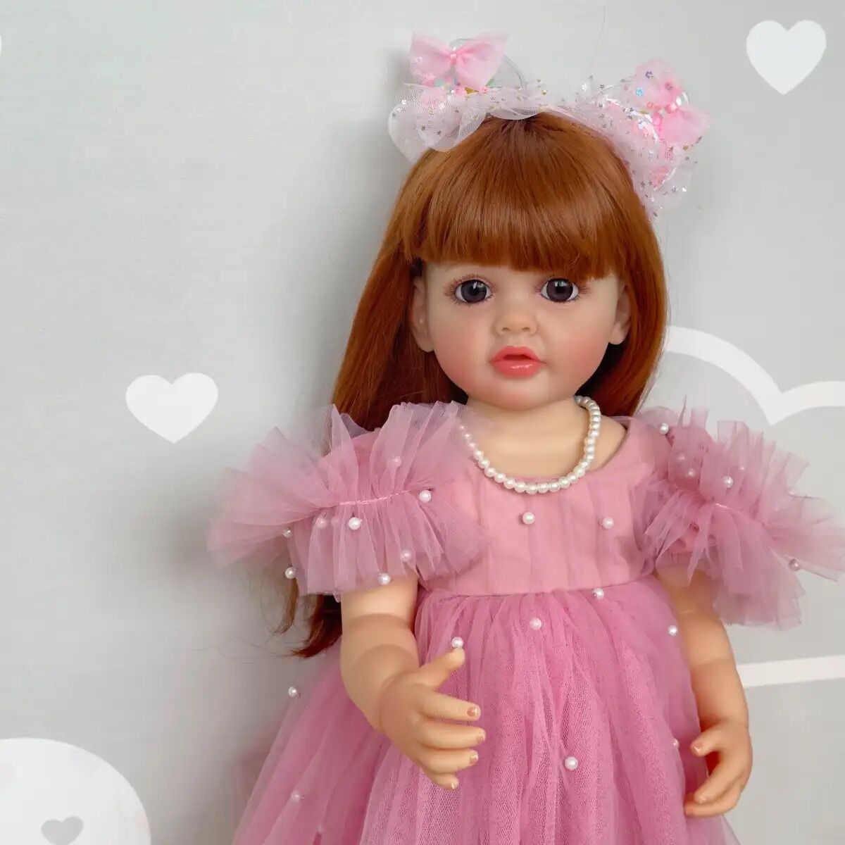 Bambola Reborn di Silicone Luisa – 55 cm, con Suono