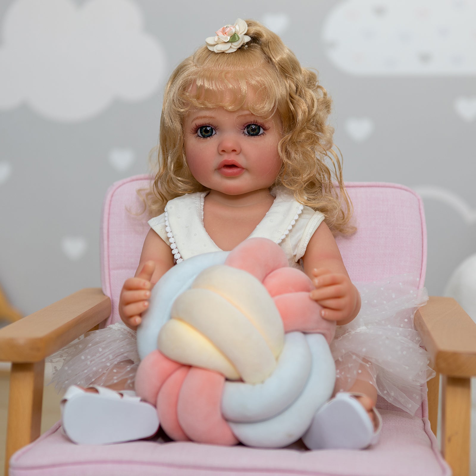 Bebé Reborn de Silicona Estefanía – 55 cm, con Sonido detail image 1