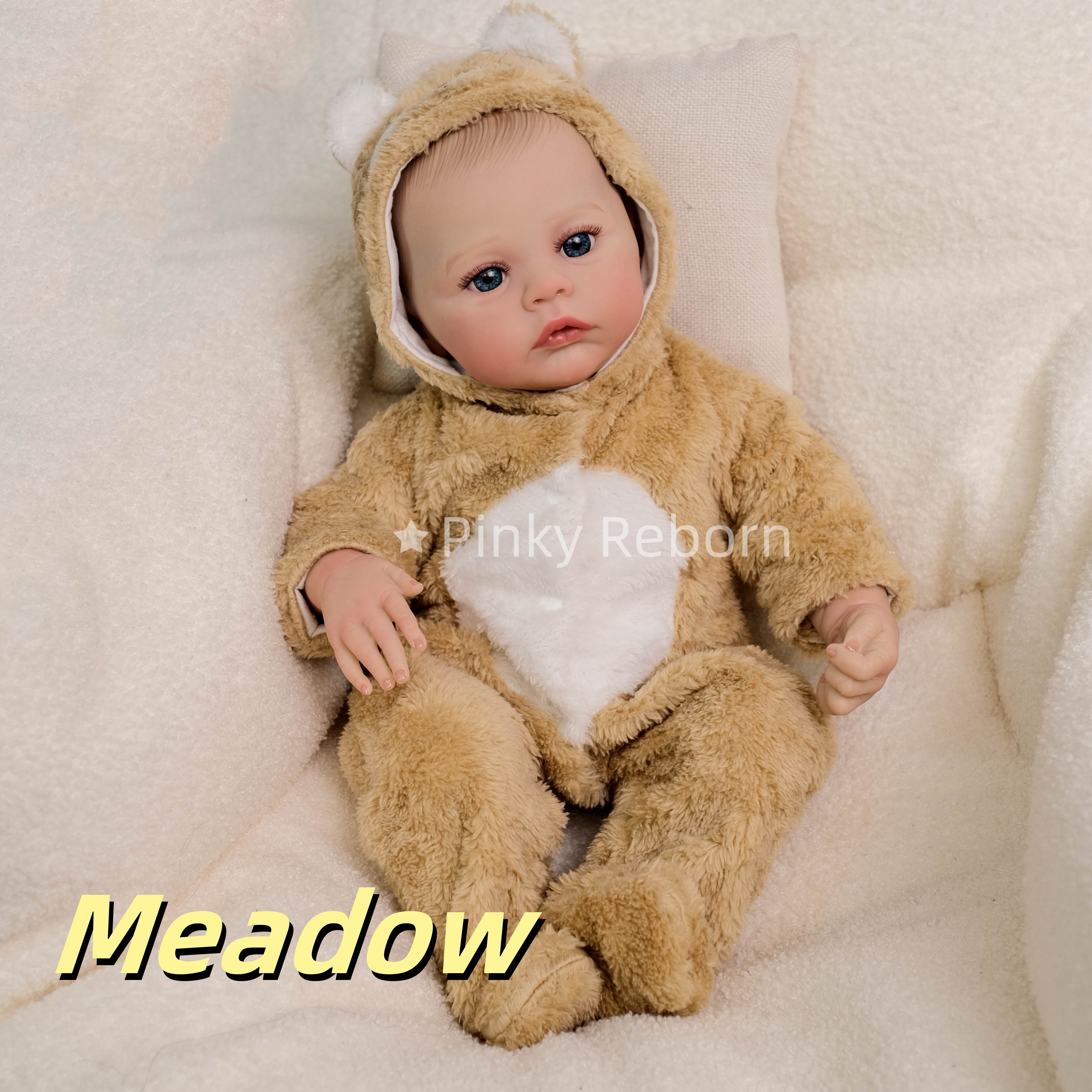 Bebé Reborn de Vinilo Eduardo – 48 cm, con Sonido