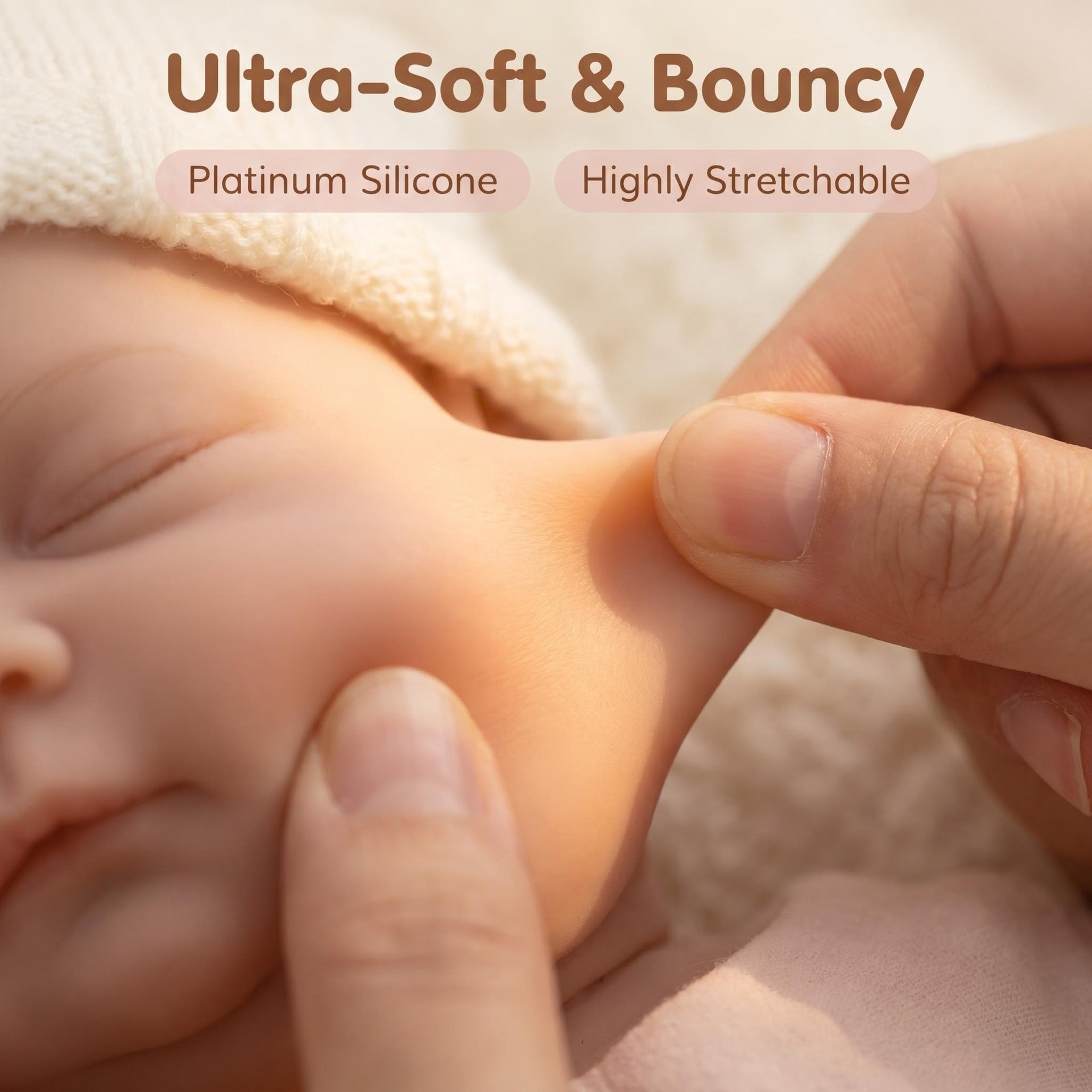 Bambola Reborn in Silicone Pieno Cala – 30 cm, con Suono detail image 4