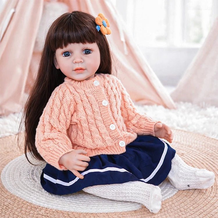 Bebé Reborn de Vinilo Daniela – 55 cm, con Sonido