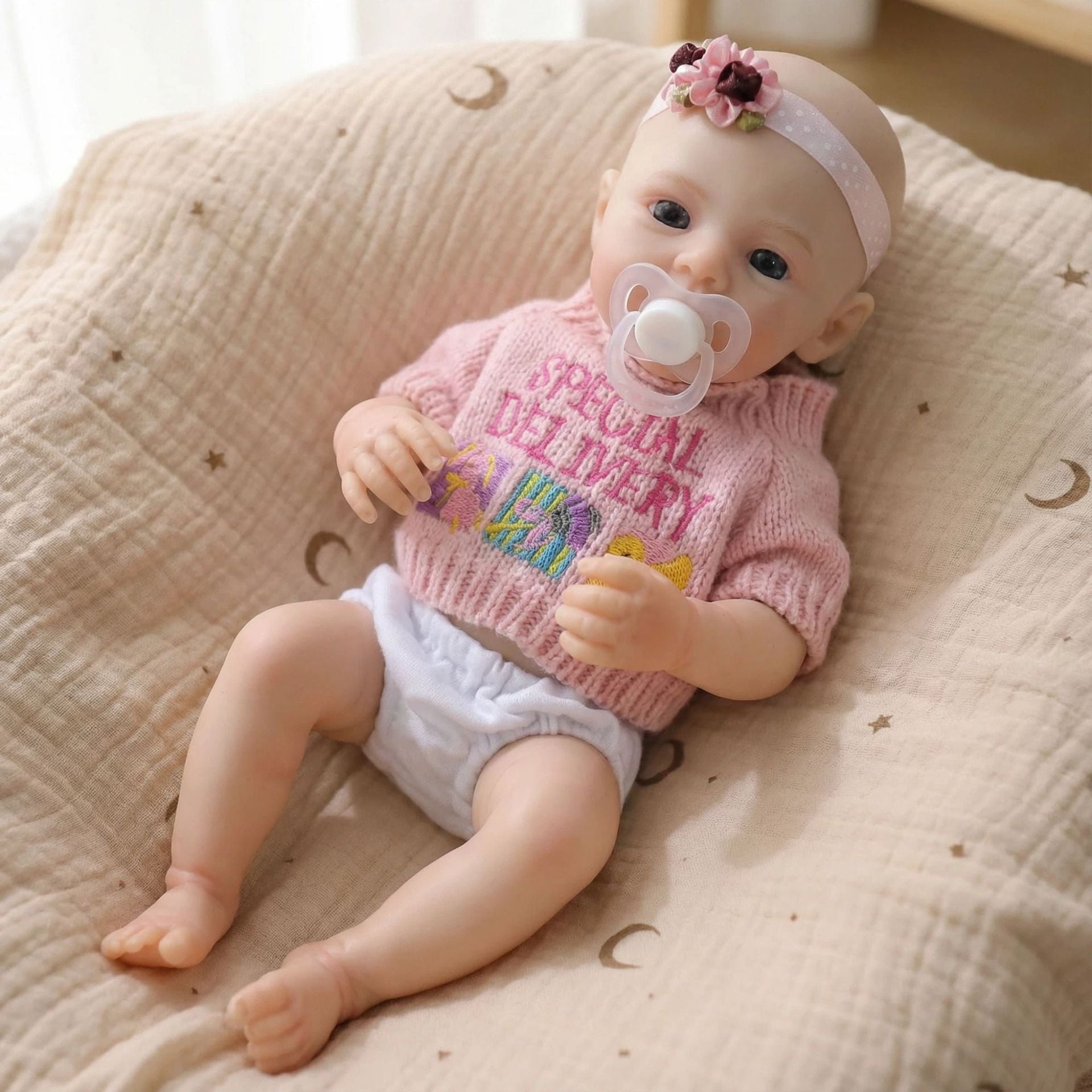 Bambola Reborn Amparo in Silicone Pieno – 30 cm, con Suono detail image 2