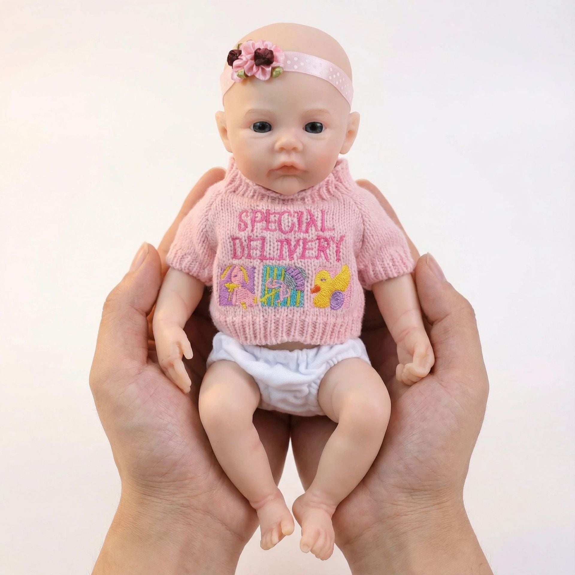 Bambola Reborn Amparo in Silicone Pieno – 30 cm, con Suono detail image 1