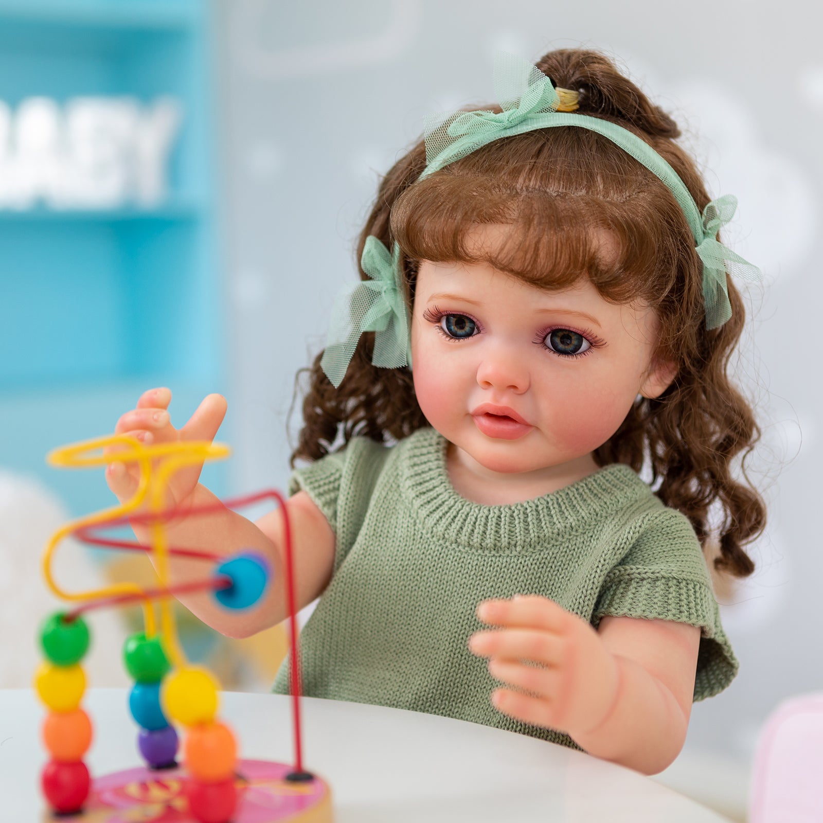 Bebé Reborn de Silicona Flavia – 55 cm, con Sonido