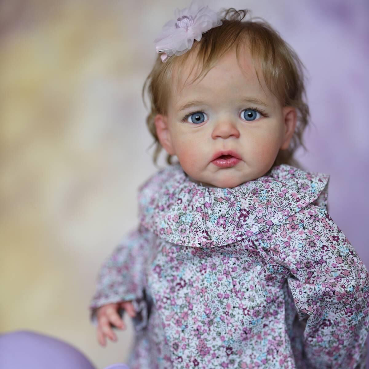 Lalka Reborn Winylowa Elvia – 60 cm, z Dźwiękiem detail image 2
