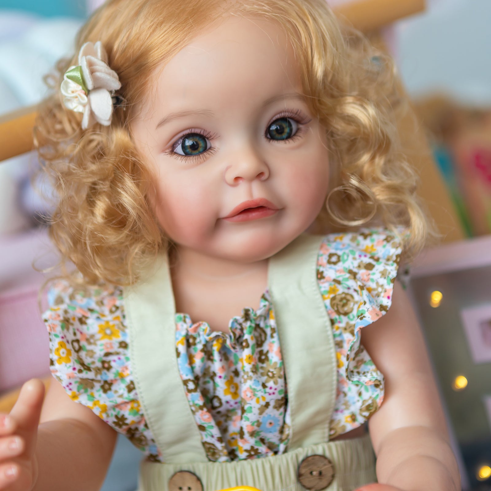 Bambola Reborn in Silicone Pieno Uxue – 55 cm, con Suono detail image 3