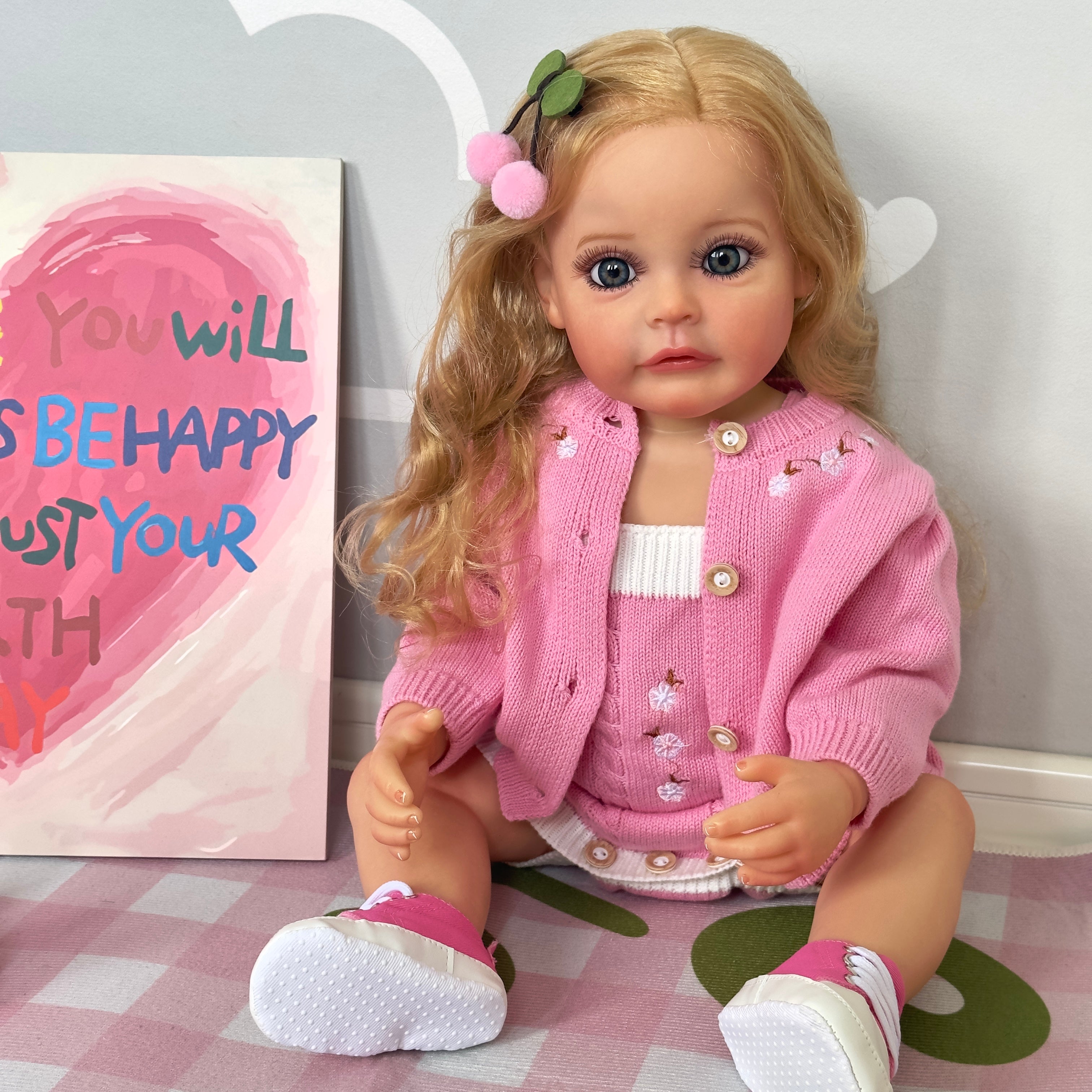Bambola Reborn in Silicone Pieno Felicia – 55 cm, con Suono