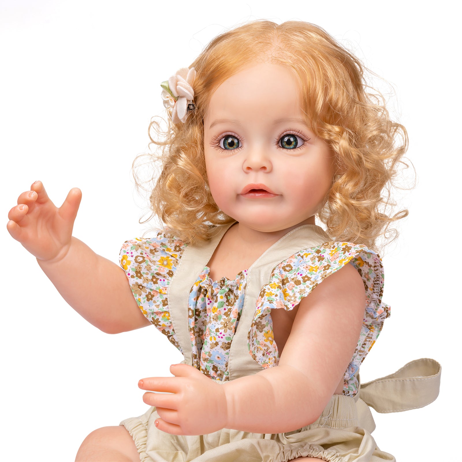 Bambola Reborn in Silicone Pieno Uxue – 55 cm, con Suono detail image 5