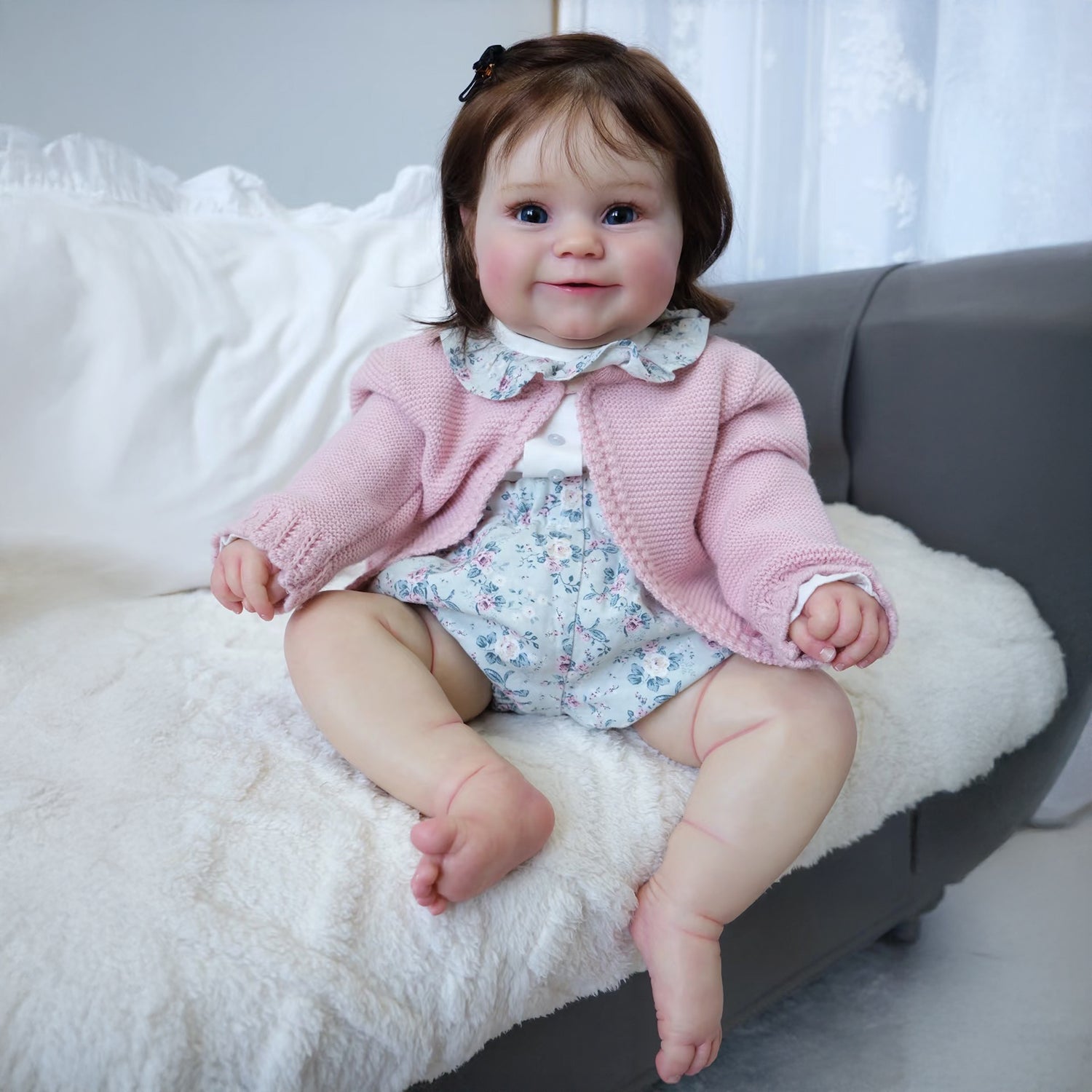 Bambola Reborn in Silicone Teresa – 50 cm detail image 2
