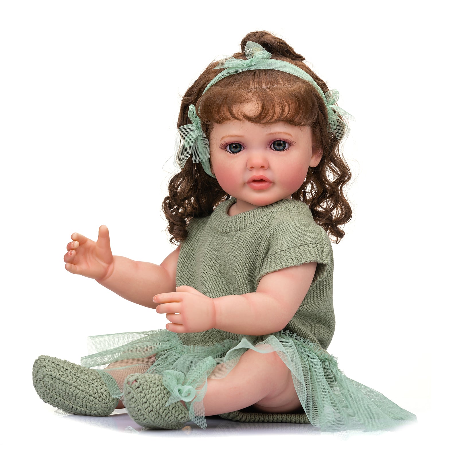 Bebé Reborn de Silicona Flavia – 55 cm, con Sonido detail image 6