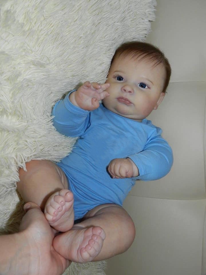 Lalka Reborn Silikonowa Dante – 60 cm, z Dźwiękiem