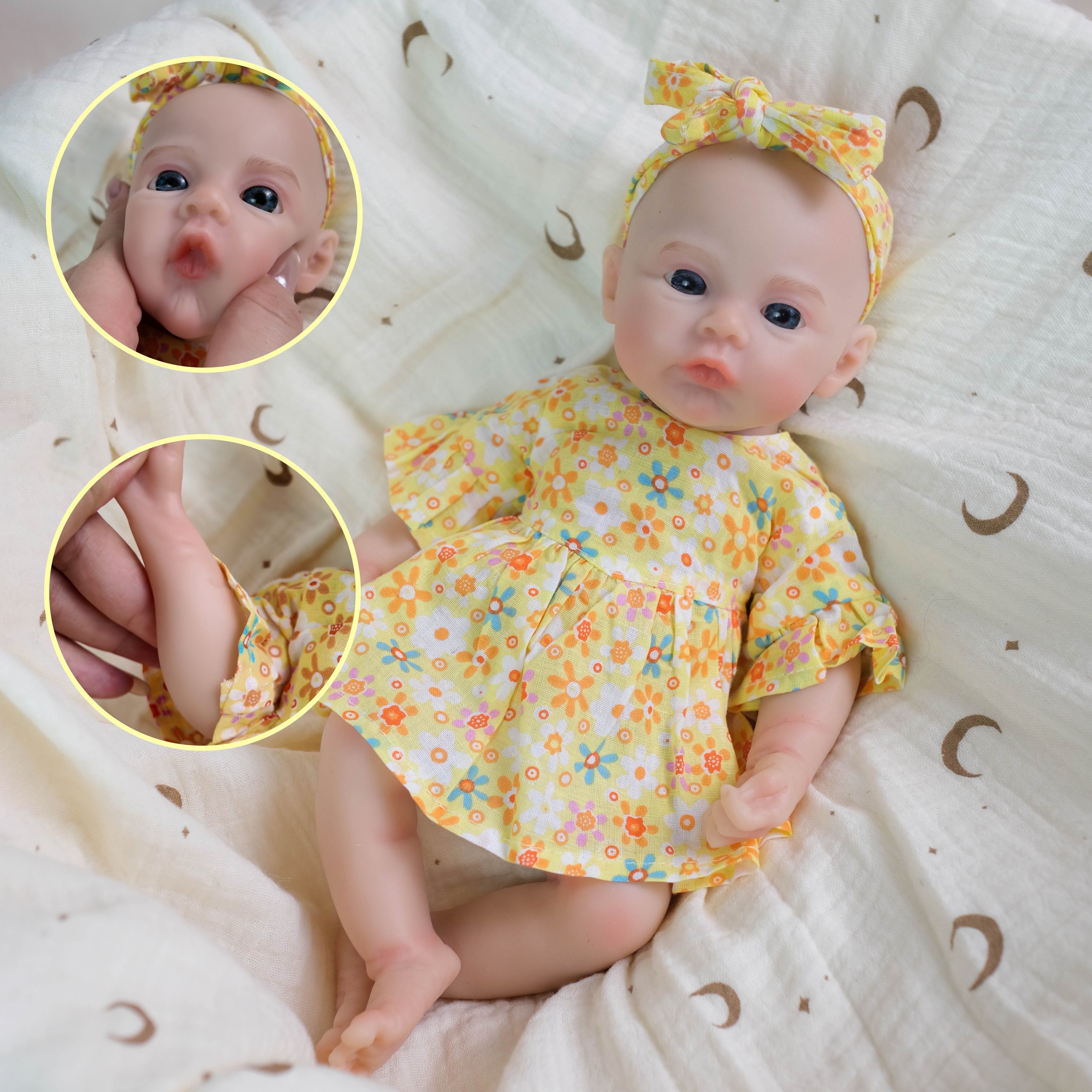 Bambola Reborn in Silicone Pieno Itziar – 30 cm, con Suono detail image 2