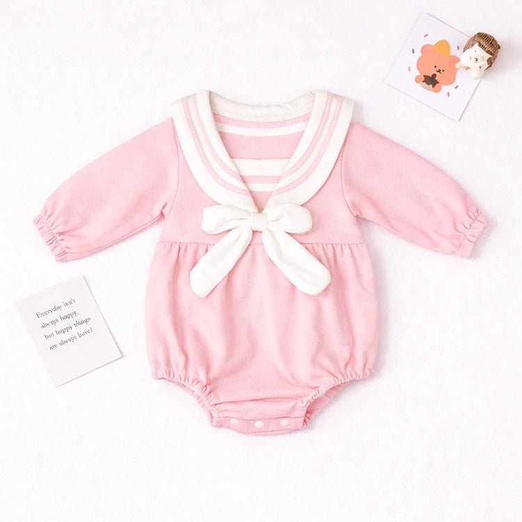 Pelele marinero rosa para muñeca
