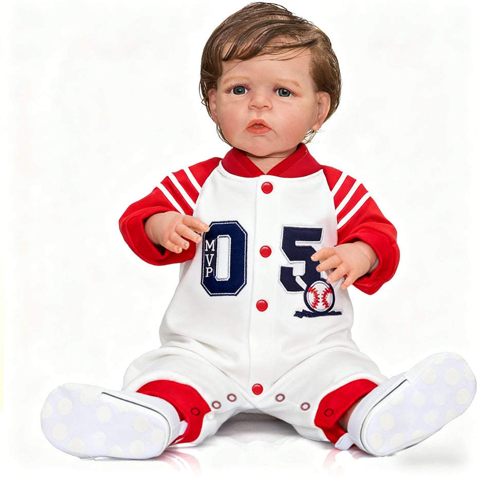 Bambola Reborn in Silicone Maximiliano – 60 cm detail image 2