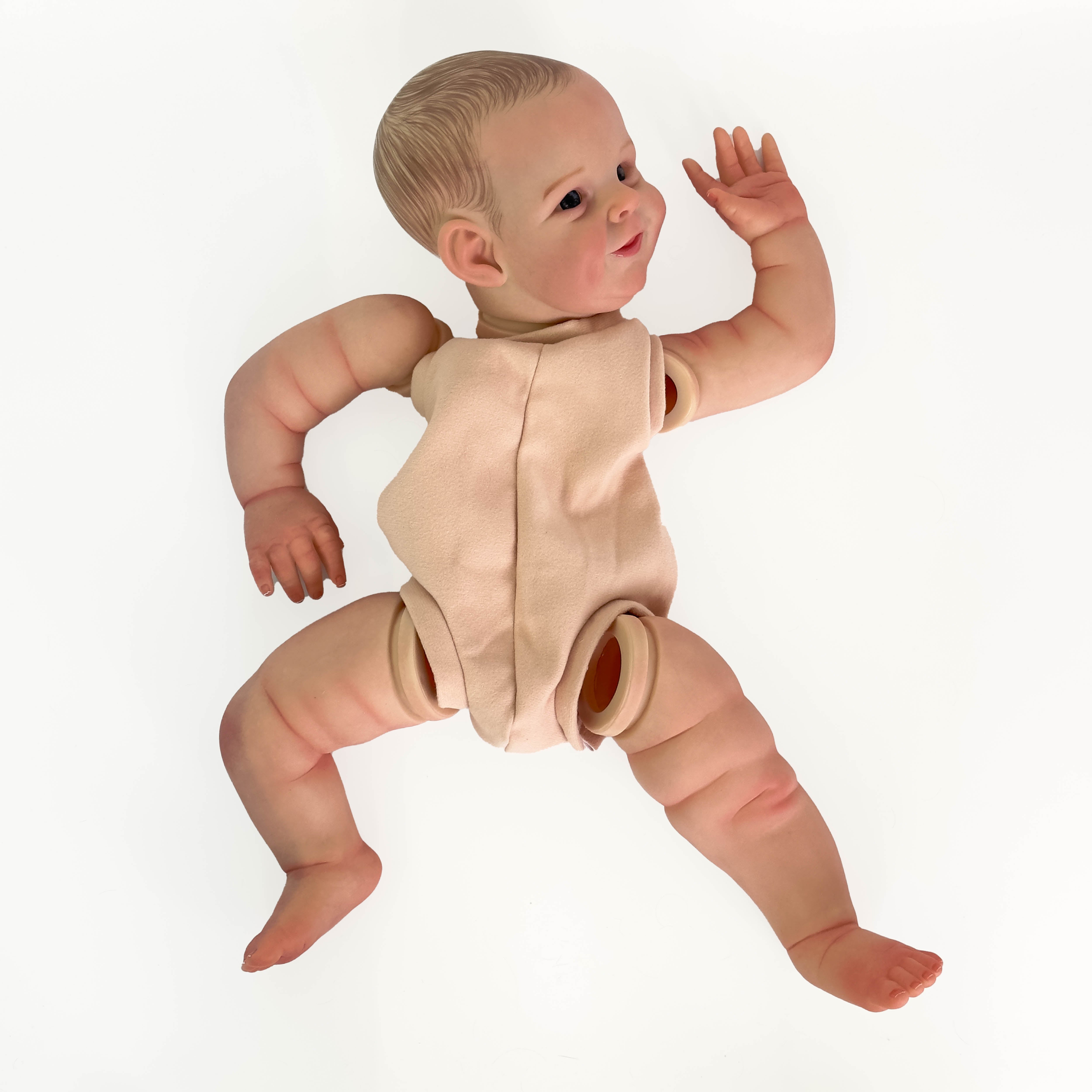 Lalka Reborn Winylowa Eugenio – 55 cm detail image 4