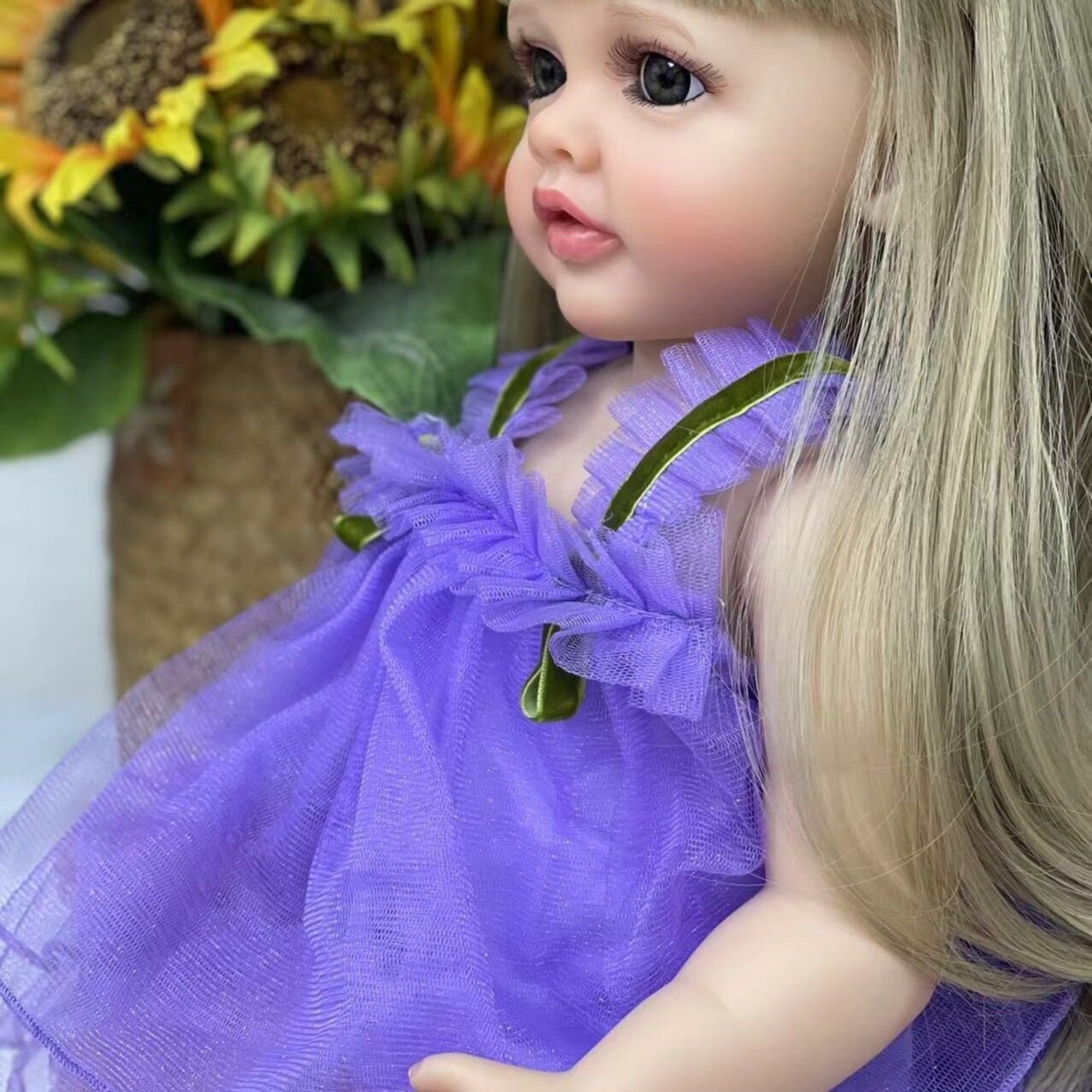 Bambola Reborn Alanis in Silicone – 55 cm, con Suono detail image 3