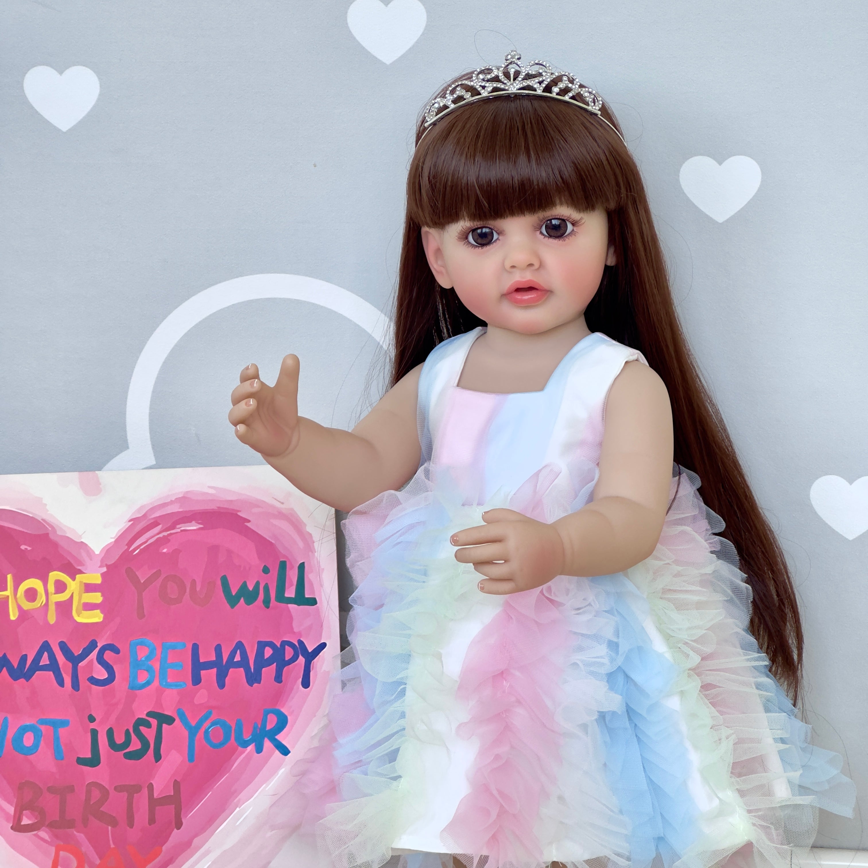 Bambola Reborn in Silicone Completa Reyes – 55 cm, con Suono detail image 2
