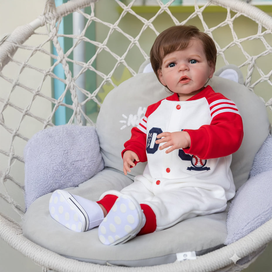 Bambola Reborn in Silicone Maximiliano – 60 cm detail image 1