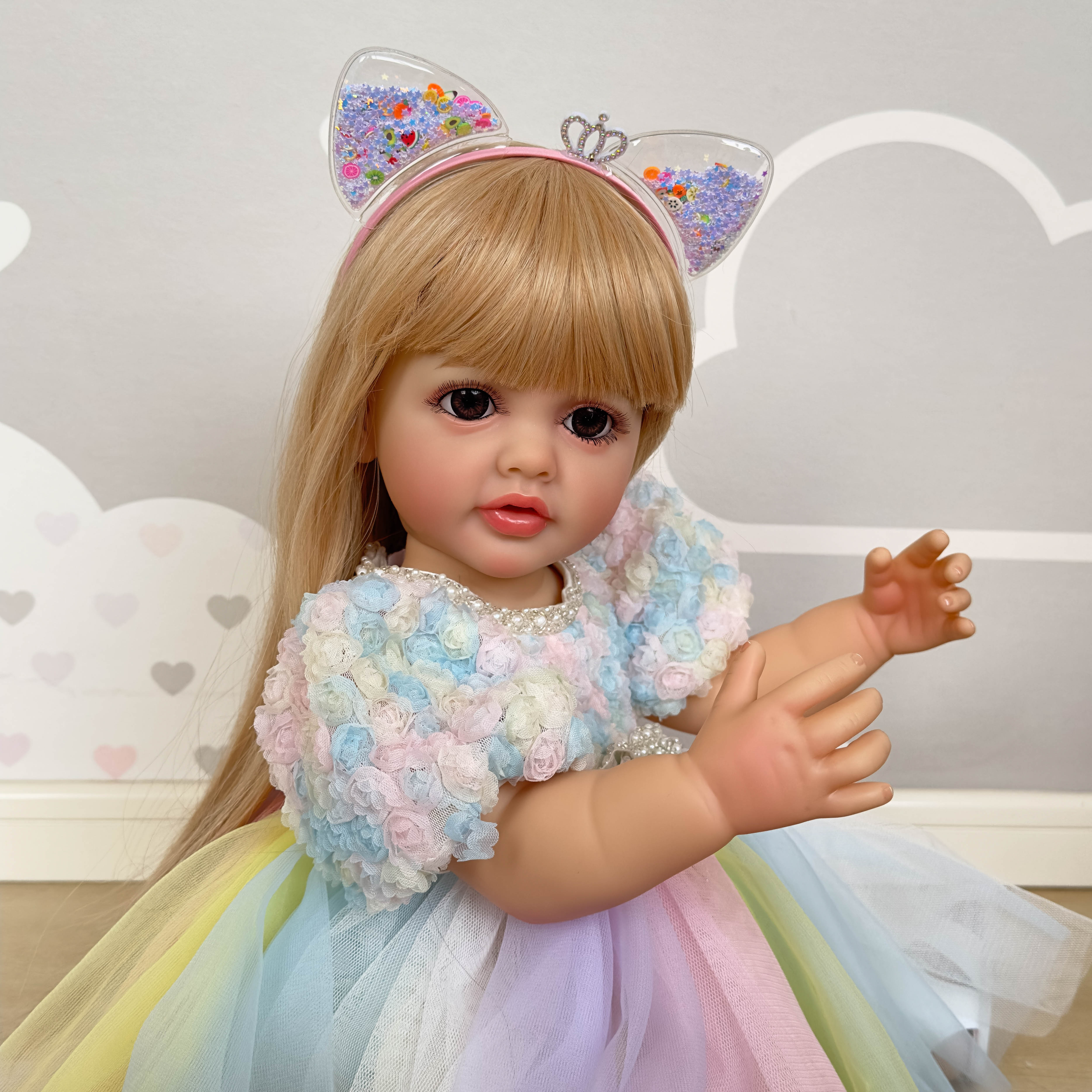 Bebé Reborn de Silicona Completa Vilma – 55 cm, con Sonido detail image 2
