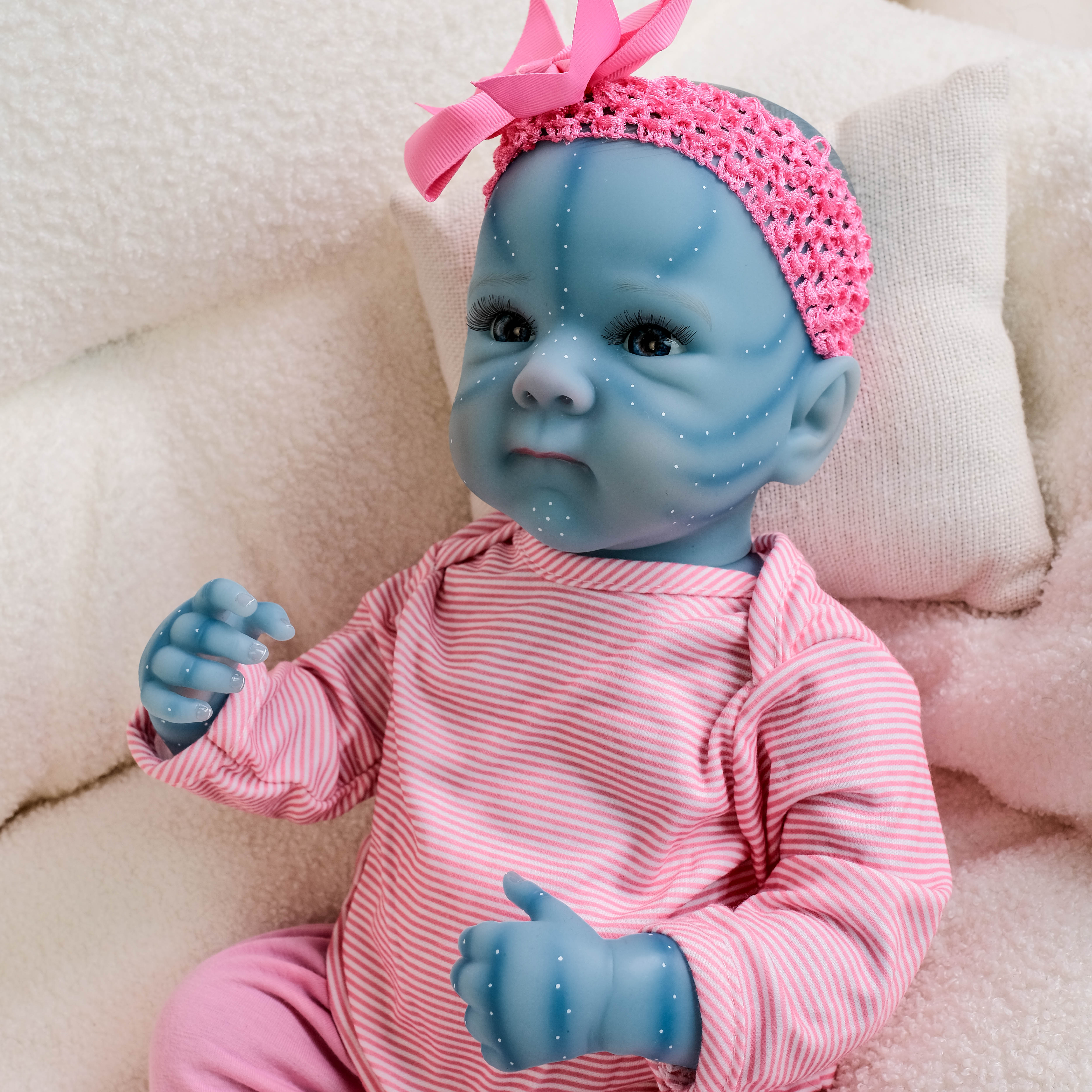 Lalka Reborn Winylowa Bernardo – 45 cm detail image 11