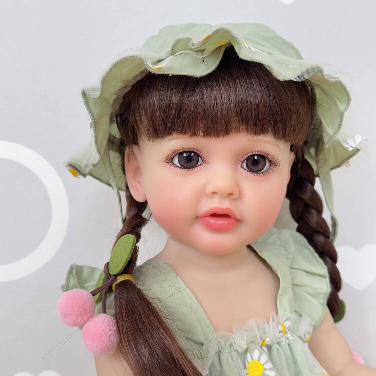 Bambola Reborn in Silicone Aldana – 55 cm, con Suono detail image 3