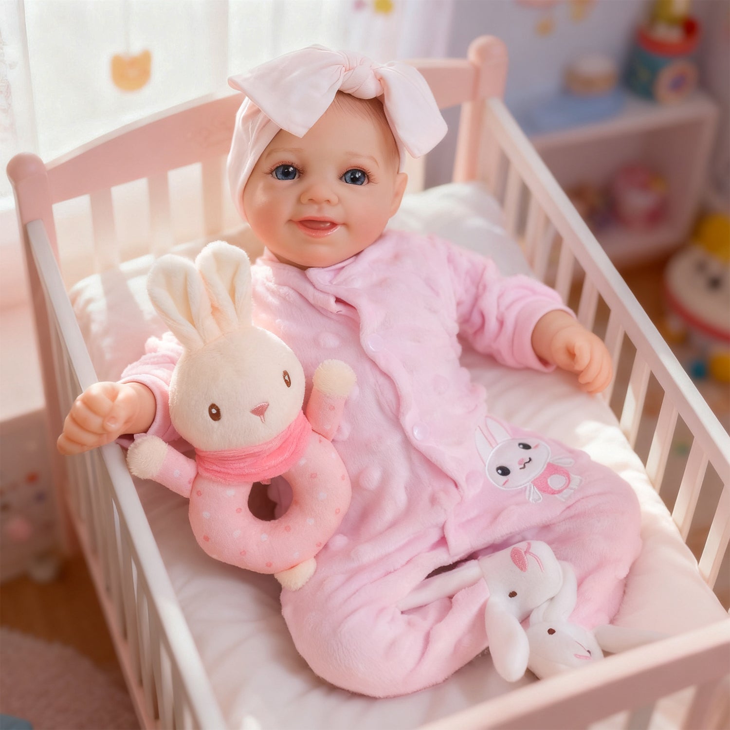 Bebé Reborn de Vinilo Natalia – 48 cm, con Sonido