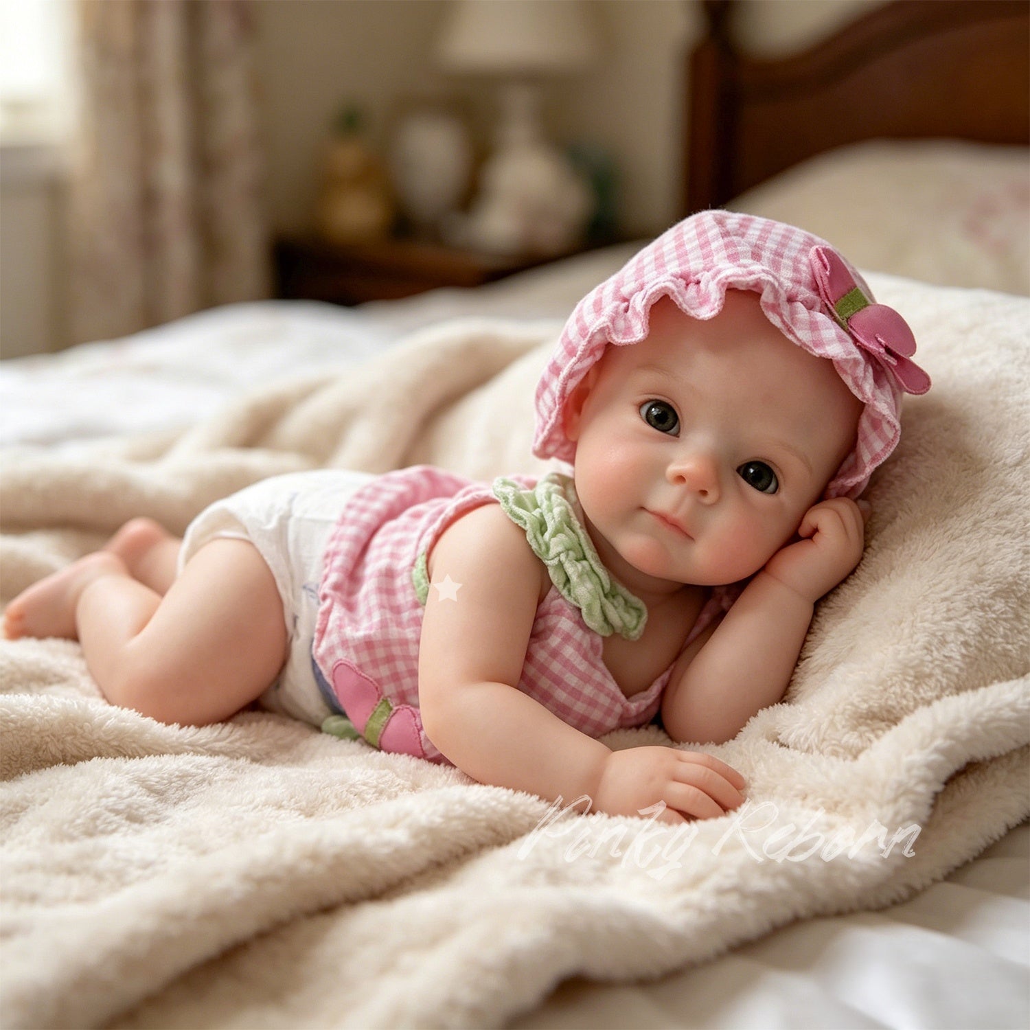 Bambola Reborn Carina 30 cm in Silicone detail image 2