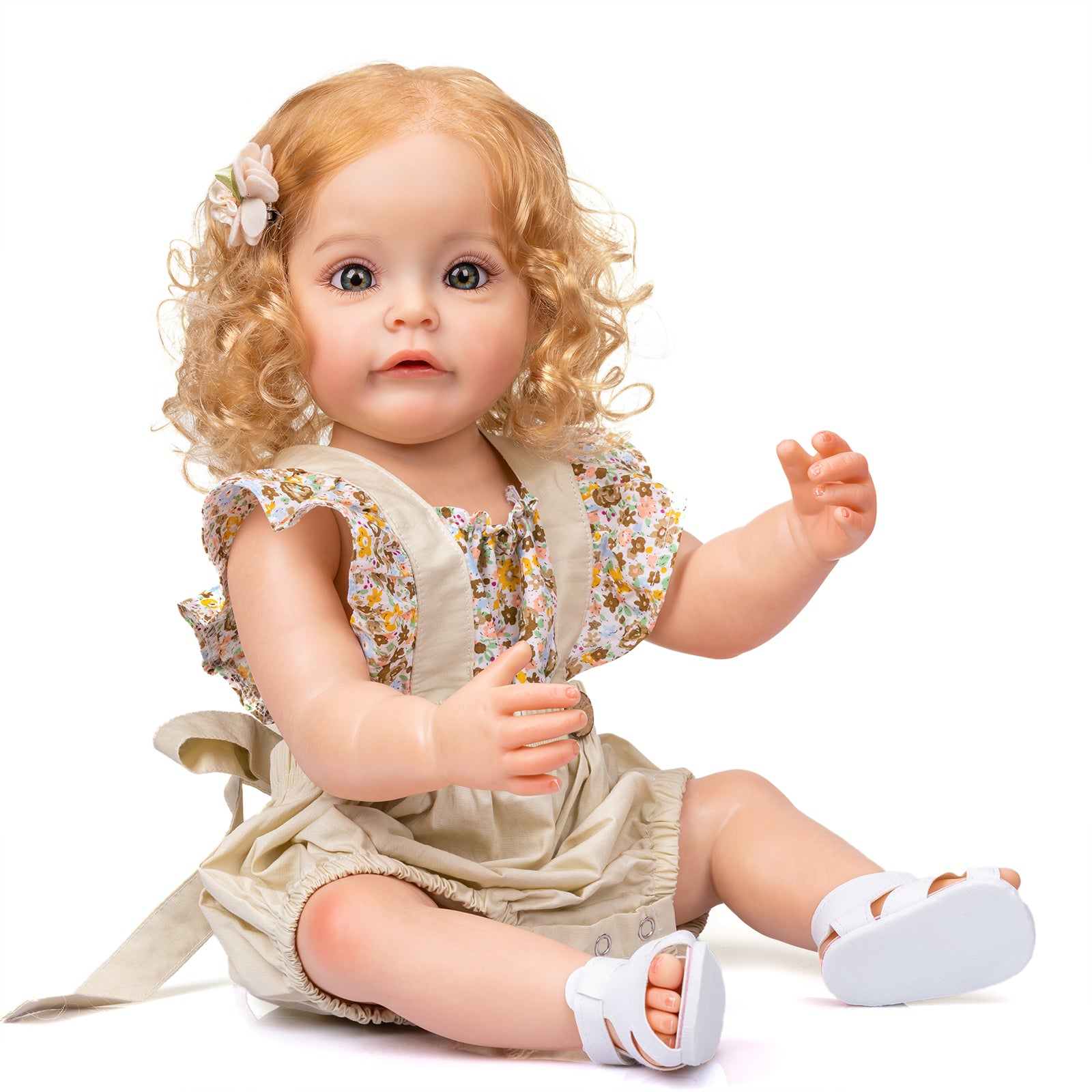 Bambola Reborn in Silicone Pieno Uxue – 55 cm, con Suono detail image 4