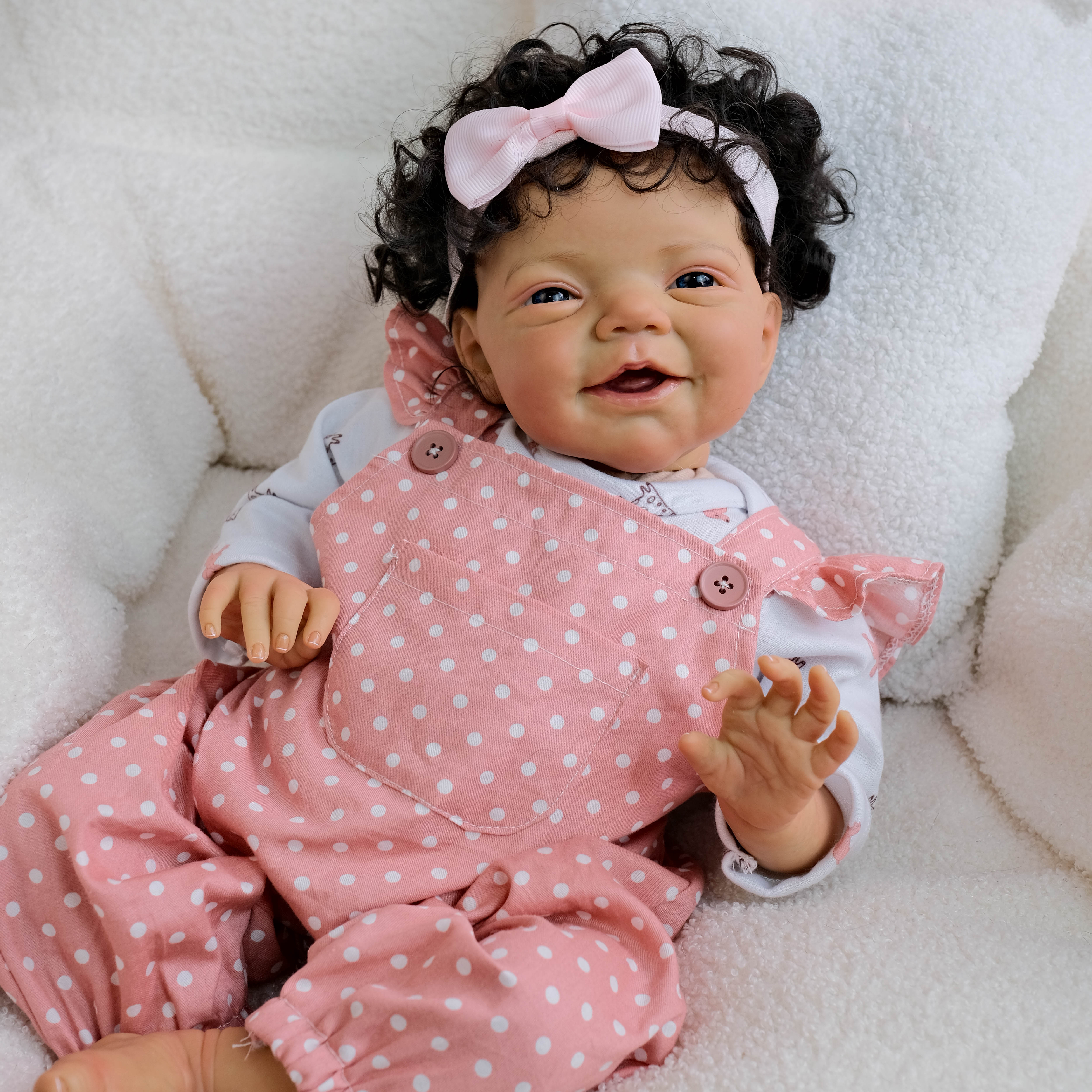 Lalka Reborn Winylowa Javier – 50 cm detail image 8