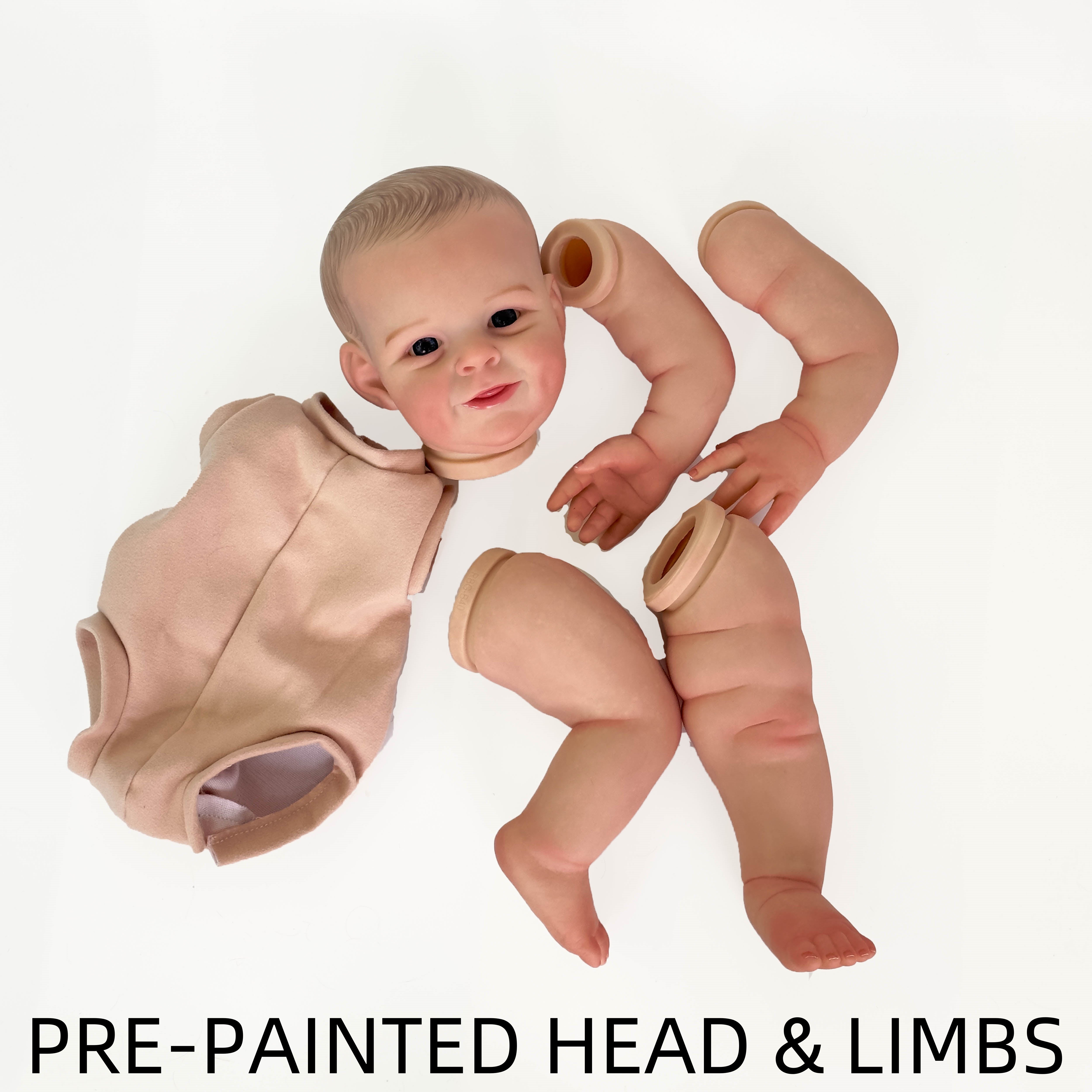 Lalka Reborn Winylowa Eugenio – 55 cm detail image 1